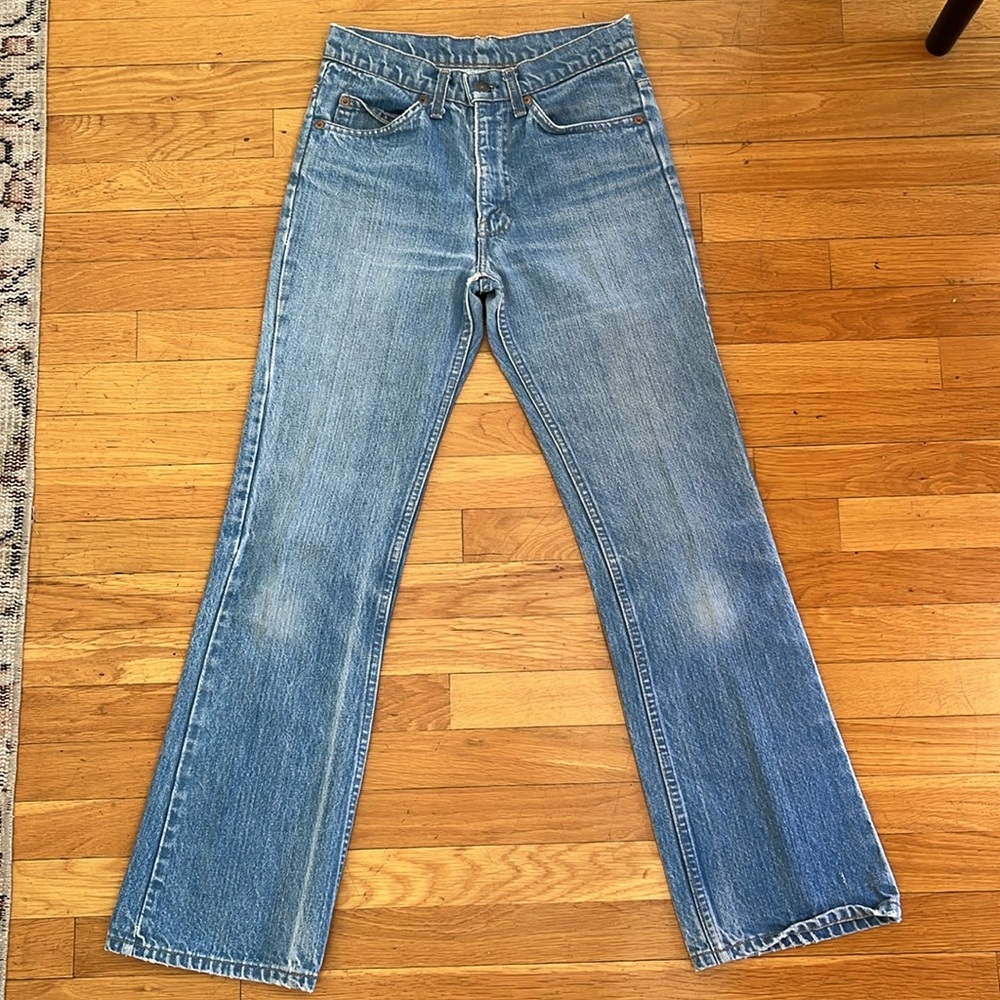 Vintage 70’s 517 Orange Tab Levis 27w
